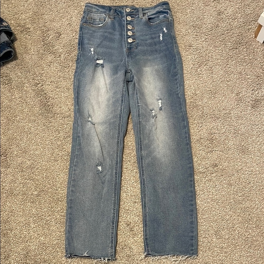 Vanilla Star high rise button jeans